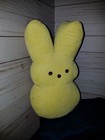 🆕 PEEPS-Yellow Sparkly EASTER BUNNY Medium Soft Plush Cuddly Stuffed, 12” Ft. — photo 2