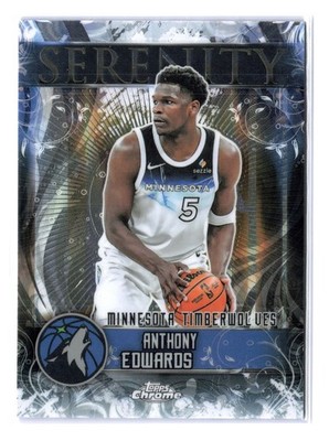 2025-26 Topps Chrome SY-4S ERENITY ANTHONY EDWARDS Timberwolves