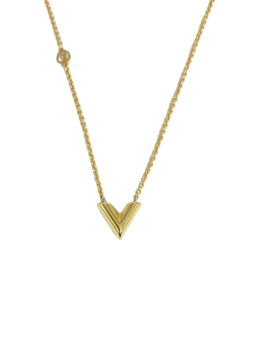 LOUIS VUITTON（LV） Collana LOUIS VUITTON ed Essentials V_SLV placcata con top SLV uomo usata
