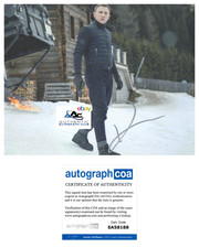 DANIEL CRAIG AUTOGRAPH SIGNED 8X10 PHOTO JAMES BOND ACOA COA