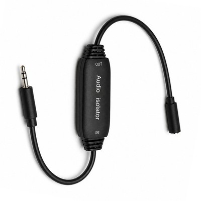Ground Loop Noise Isolator   3,5 mm Audiokabel für Auto & Home Stereo