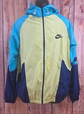 Nike Colorblock Hooded Windbreaker Jacket Large Full-Zip