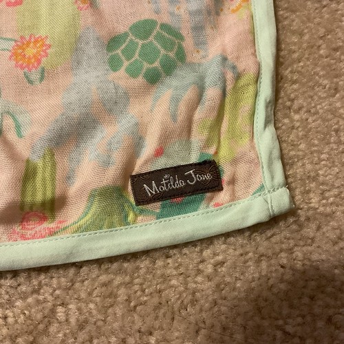 Matilda Jane 40"x44" Baby swaddle blanket Little Cactus Swaddle Yellow Green OS - Picture 5 of 7