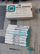 8 Metal Removal 1/8" Solid Carbide Cylinder Bur P/N 010-0113-10 New