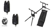 Ngt Rod Pod Quickfish Mk 2 -1 FüR 3 Ruten + Tasche +2 Bissanzeiger Jha