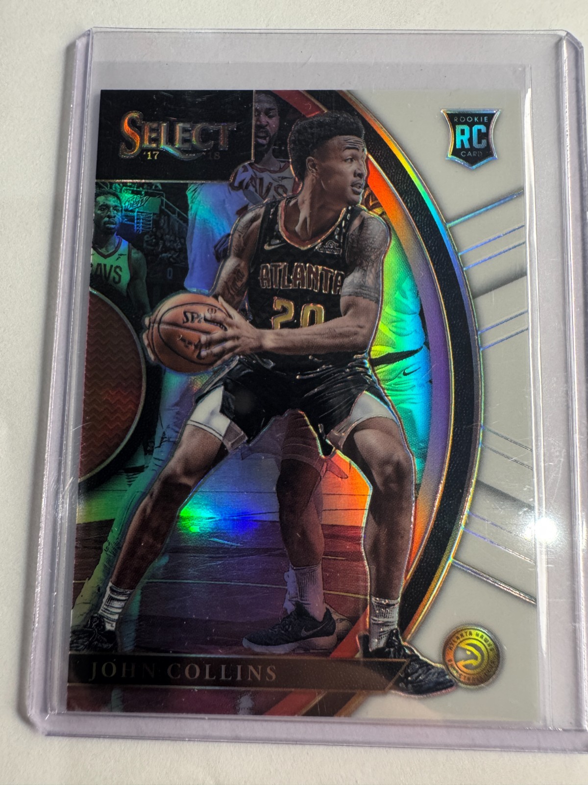 John Collins 2017-18 Panini Select Concourse #45 White Prizm /149 (RC)