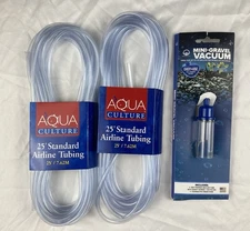 MINI GRAVEL-VACUUM | MAINTAIN YOUR FISH TANK , Tubing, AQUARIUM Cleaning Care