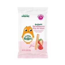 Little Bellies Organic Strawberry Pick-Me Sticks Puff Snack, 0.56 oz