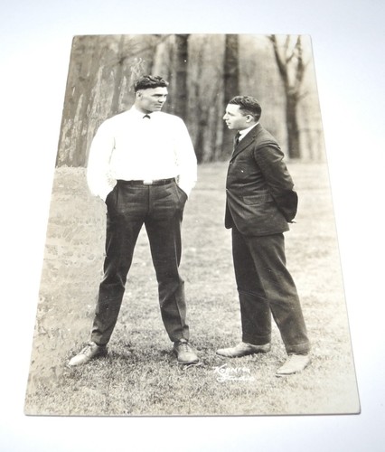 1923 Boxing Jack Dempsey Shelby Montana Fight Training at Great Falls Postcard