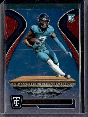 2024 Panini Totally Certified #11 Brian Thomas Jr. Foundations Mirror Red #/399