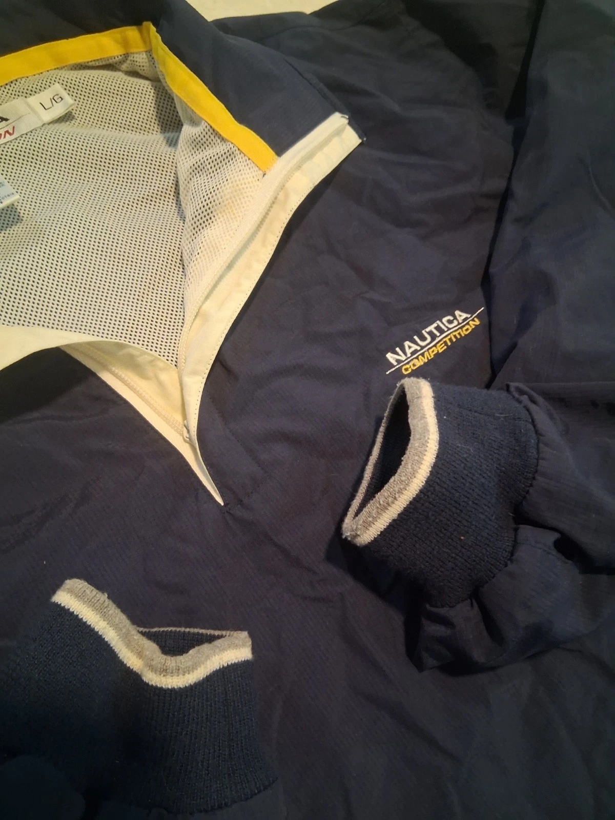 Vintage 90s Nautica Competition Pullover Windbreaker Jacket - Size Large ⛵️ image 8