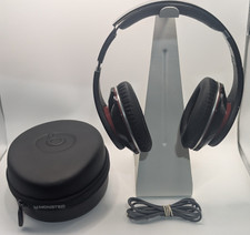 Monster Beats by Dr. Dre Studio Wired Black Headphones Black Parts But Working
