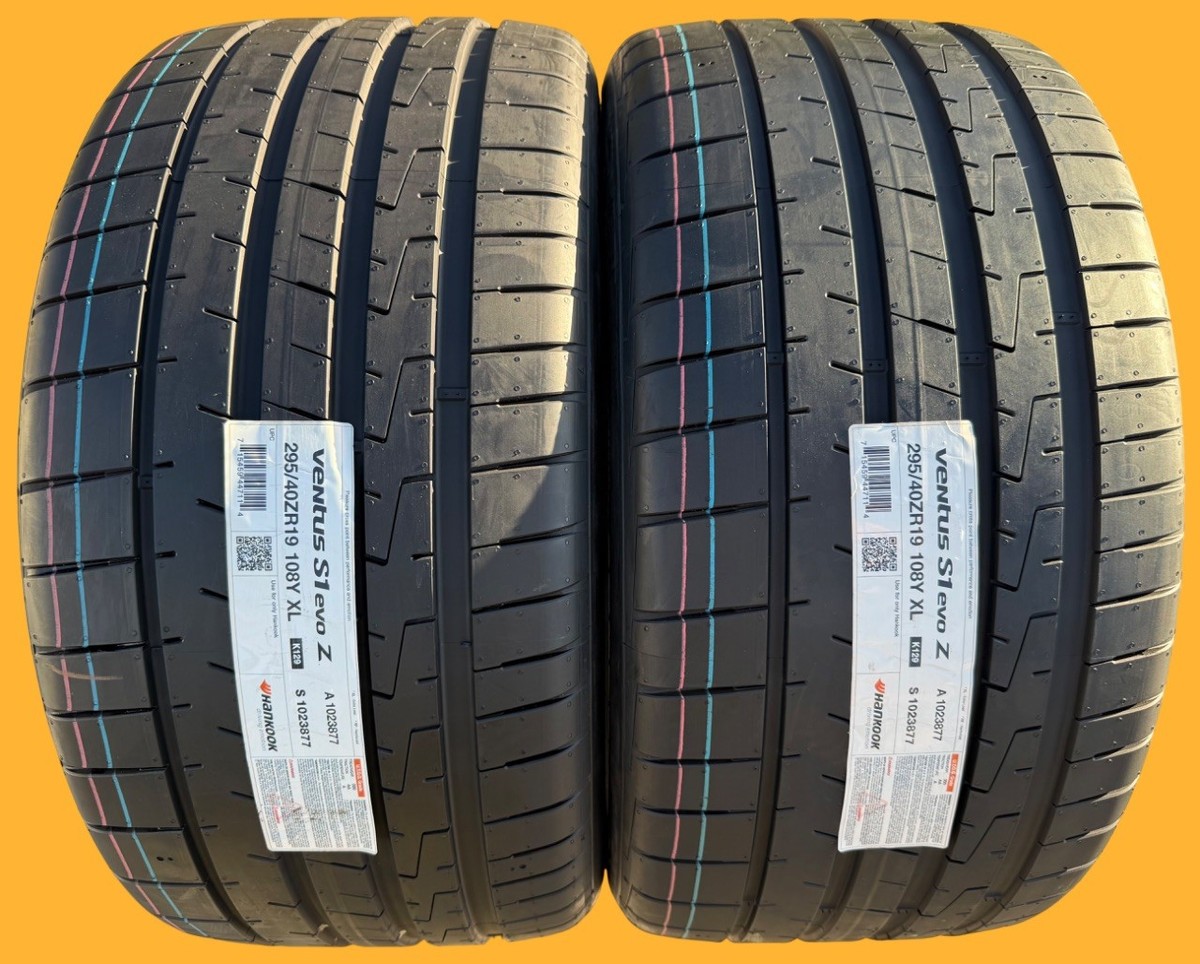 2 BRAND NEW 295/40ZR19 108Y Hankook Ventus S1 evo Z Tires Like