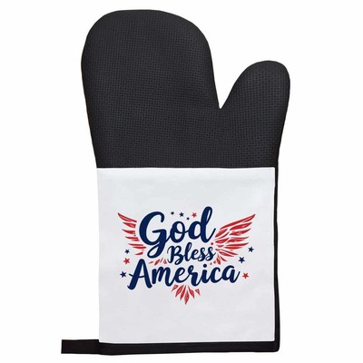 Ofenhandschuh / Fäustling ''God Bless America with Stars'' (OG050786)