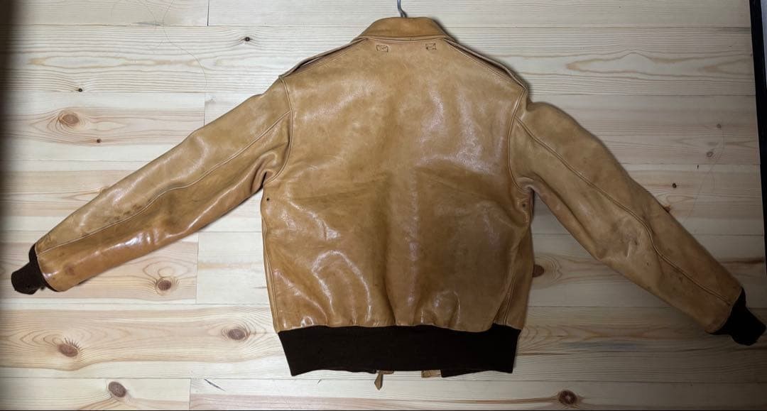 Buzz Rickson's Type A-2 Leather Flight Jacket M B… - image 2