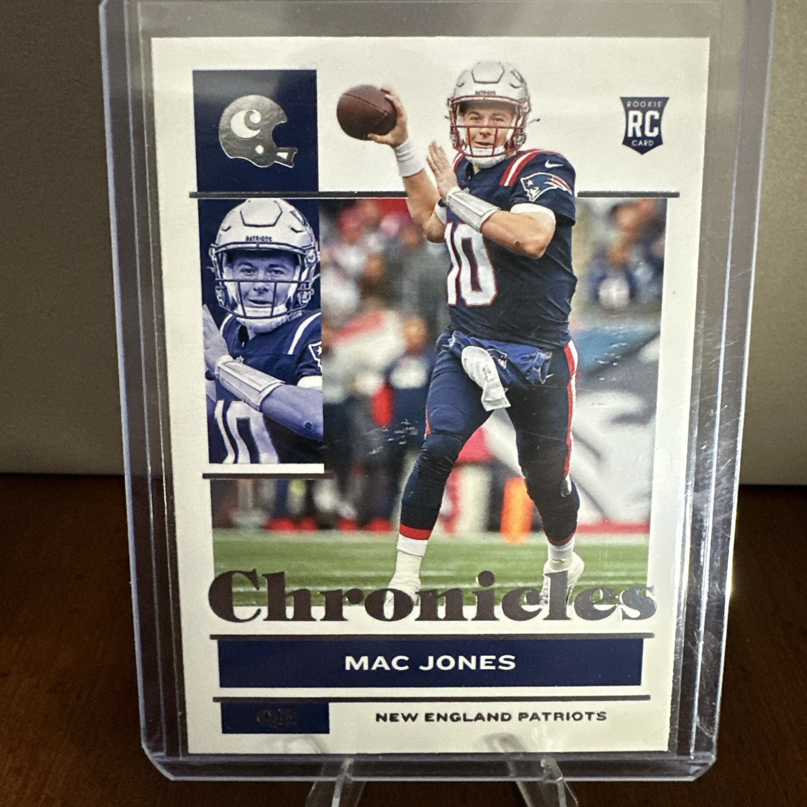 2021 PANINI CHRONICLES FOOTBALL MAC JONES RC #80 NEW ENGLAND PATRIOTS