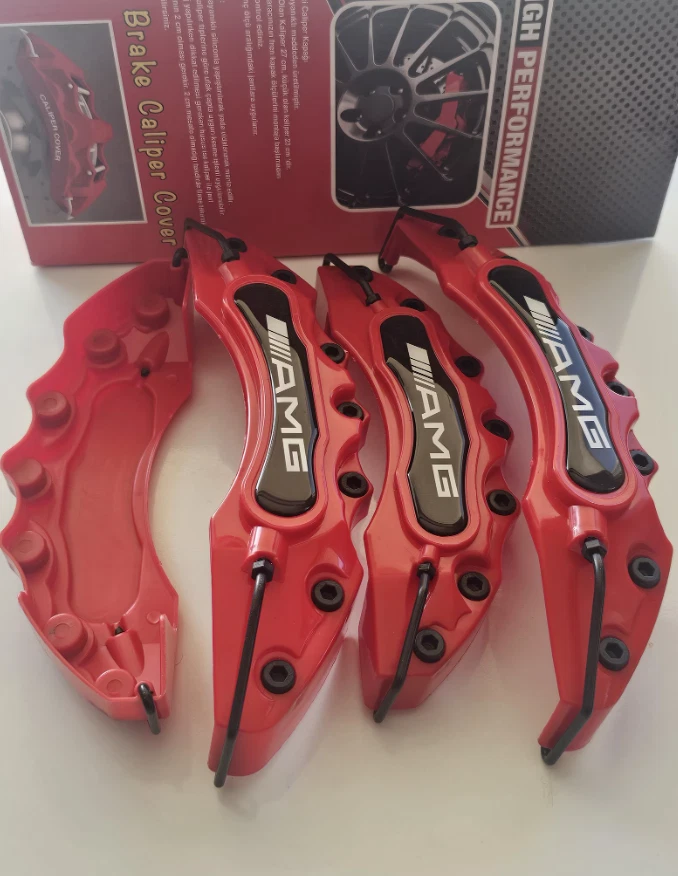 Brake Caliper Cover for Mercedes A B C E S ML GLK GLE GLA GLB S Class CL SLK CLK - Image 3 of 4