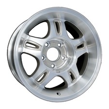 Reconditioned 16x8 Flange Cut and Painted Sparkle Silver Wheel fits 560-05069