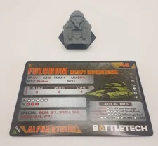 Battletech Aces Scouring Sands - Fulcrum Hovertank *Tank & Alpha Strike Card*