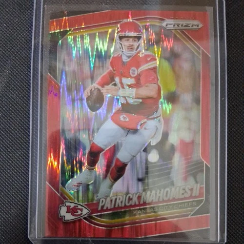 Patrick Mahomes II Red Flash #26 2025 Panini Prizm Chiefs Color Match