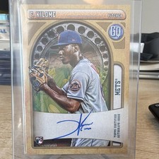 Topps Gypsy Queen 2021 Franklyn Kilome Mets #GQA-FK ROOKIE Auto Hard SignedRC