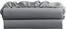 Twin XL Fitted Sheet 2 Pack Deep Pocket Soft Cooling Hotel Quality Dark Grey