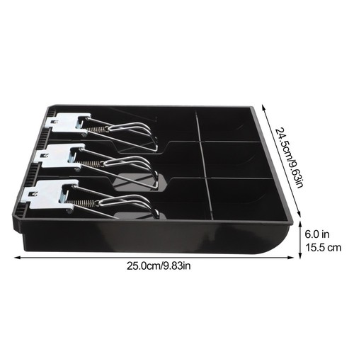 Cash Drawer Tray Money Tray Portable Currency Till Replacement Tray Cash | - Picture 3 of 12