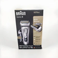 Braun Series 9 9370CC Cordless Men's Wet Dry Electric Shaver New In Box!