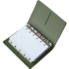 3x5 Lined Index Cards with Ring Binder Holder and Dividers, 100 Note Cards, G...
