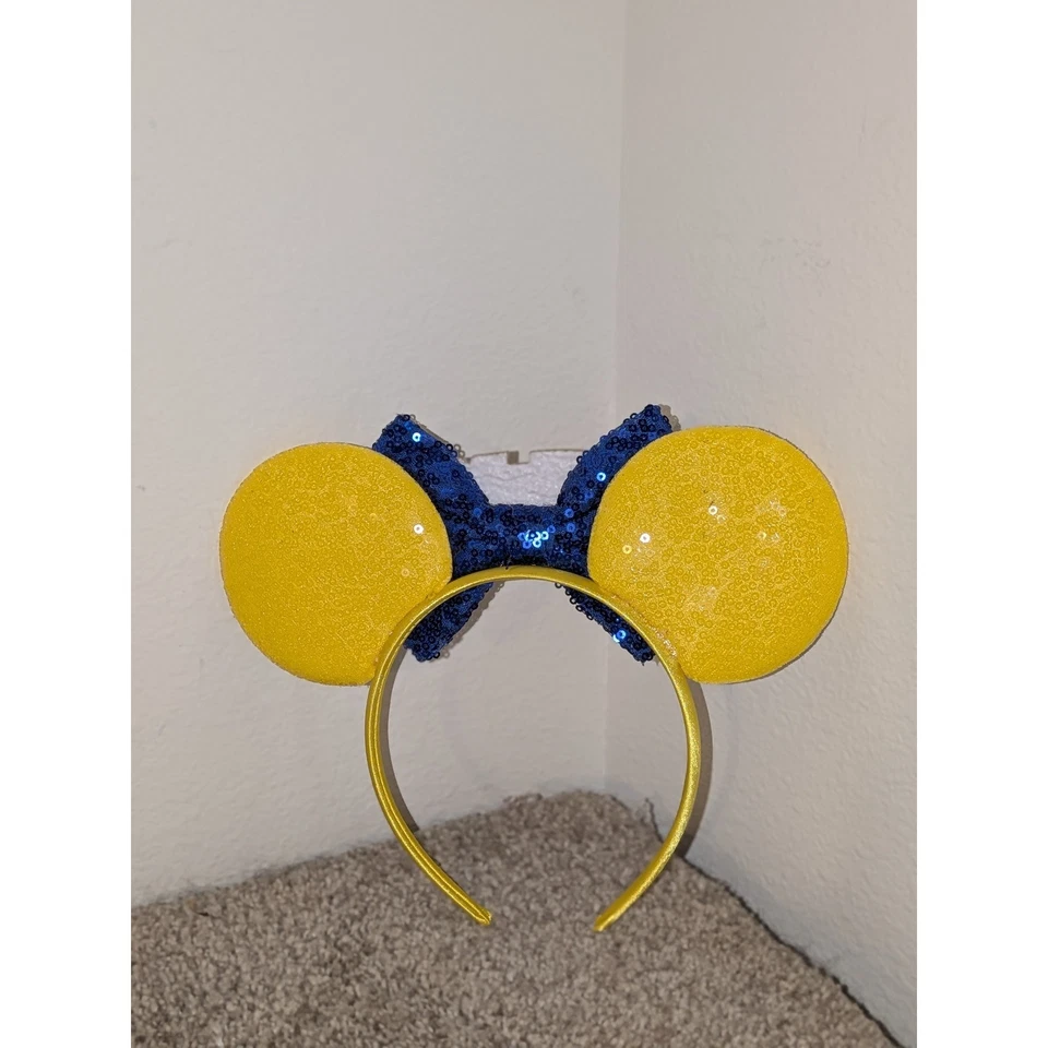 Diadema orejas de ratón inspirada en Disney Toy Story lentejuelas lazo Pixar NUEVA Foto 3 de 4