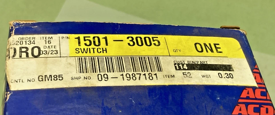 全新正品德科 15013005 开关 — 第 2/4 张图片