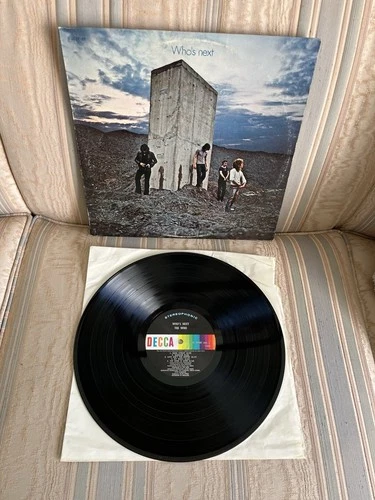 THE WHO-WHO'S NEXT-VINTAGE CLASSIC ROCK STEREOPHONIC LP RECORD ON DECCA LABEL!!!