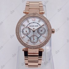 Michael Kors MK5616 Analog Parker Pavé Rose Gold-Tone Women's Watch 33mm