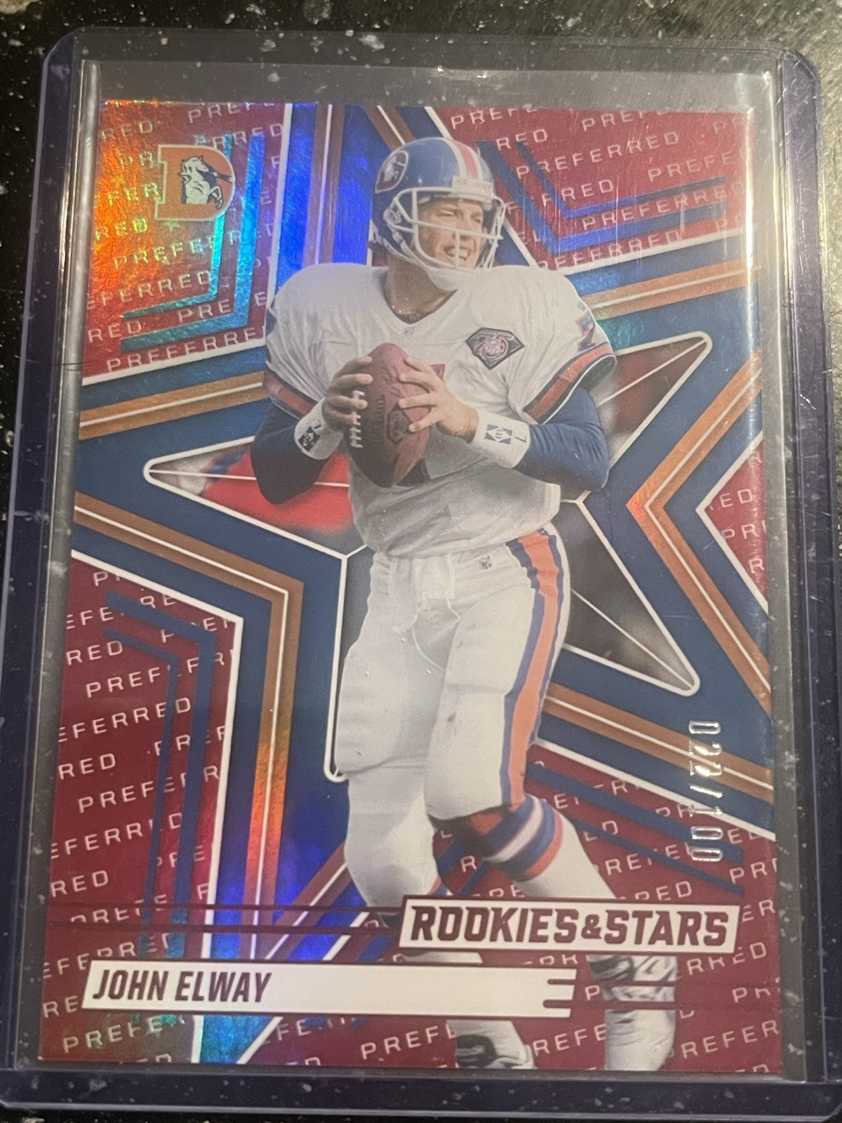 John Elway 2025 Rookies & Stars True Red Denver Broncos /100