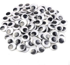 35Mm Black Googly Wiggle Eyes 100PCS with Self-Adhesive for DIY Handmade Crafts