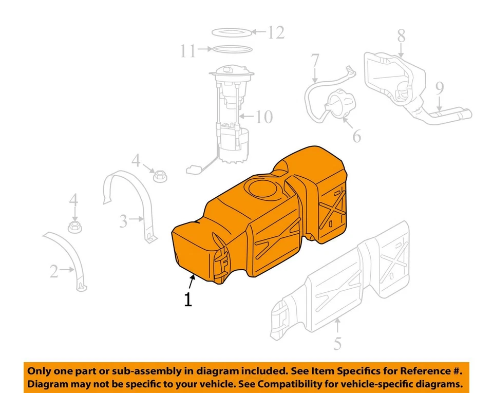 (LOCAL PICKUP ONLY) Fuel Tank 32 Gallon Fits 13-23 DODGE 2500 PICKUP 2032127 - Image 3 of 4