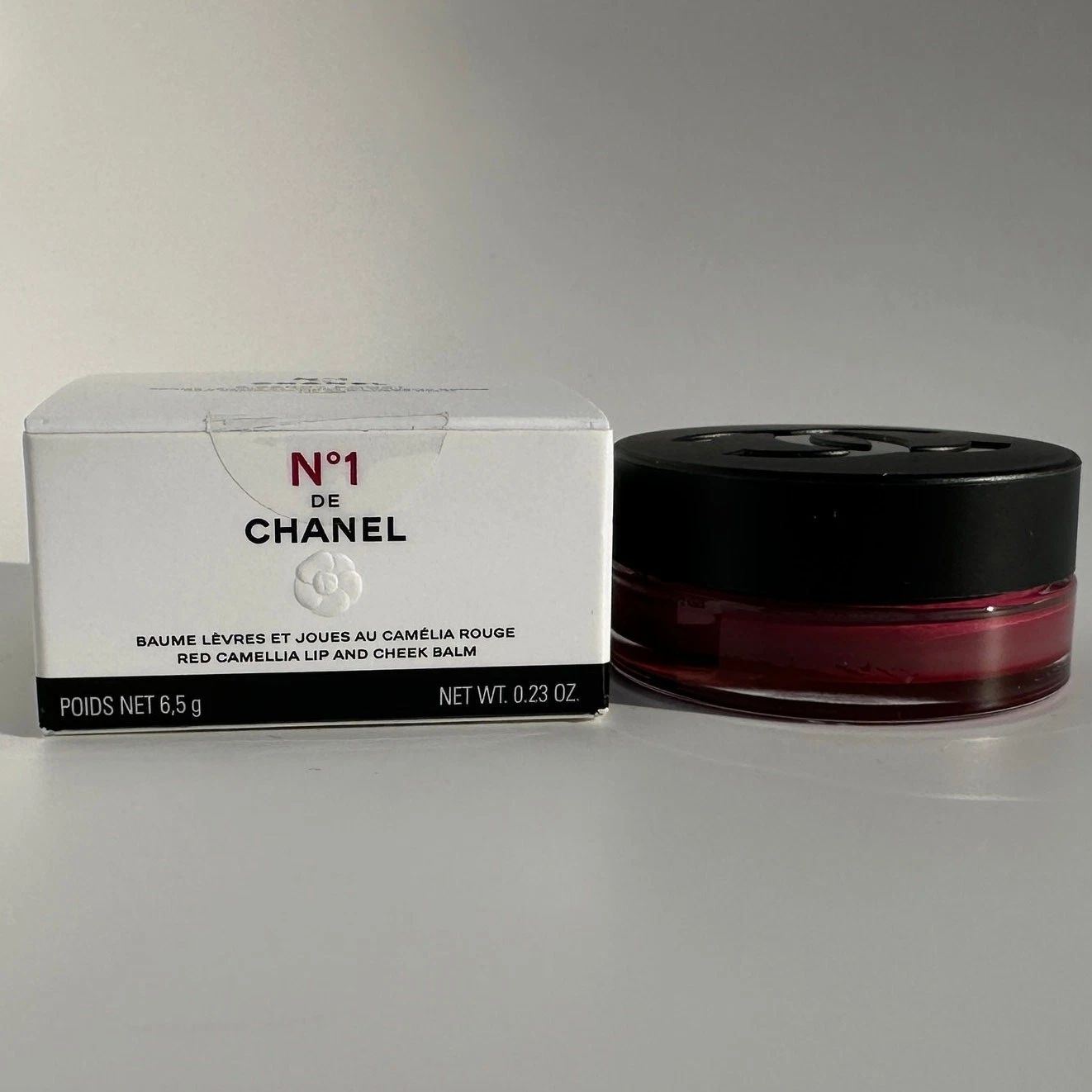 Baume à lèvres et joues camélia rouge N°1 de Chanel neuf en boite 6,5g #6 Berry Boost