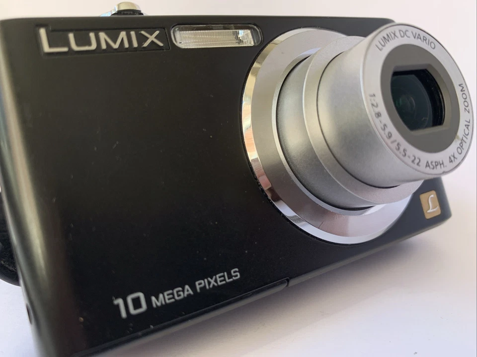 Panasonic Digital Camera Lumix DMC-F2 10.1MP Black Tested *Read*, photo 2 of 5
