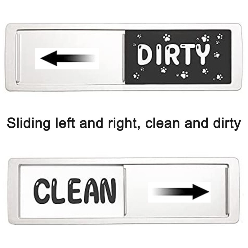 Dishwasher Clean/Dirty Magnet – No More Guessing, Strong Hold With Stickers
