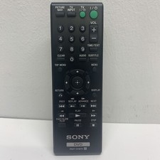 SONY RMT-D187A DVD REMOTE Control Original Genuine OEM Used Tested Free Shipping