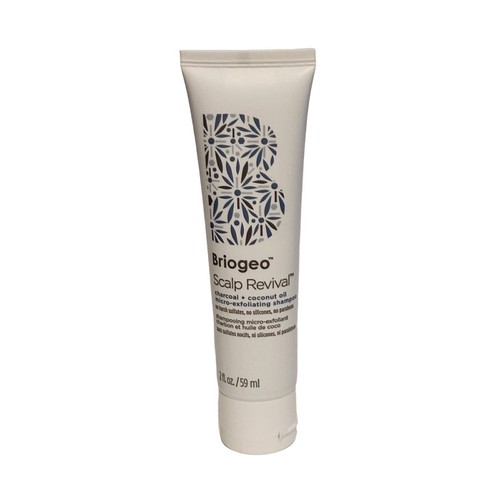 2 x Champú microexfoliante aceite de coco carbón renacimiento cuero cabelludo BRIOGEO 2 OZ - Imagen 5 de 14