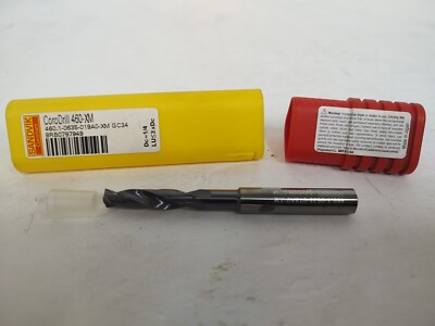 Sandvik CoroDrill 460-XM 460.1-0635-019A0-XM Solid Carbide Drill Bit Qty 1