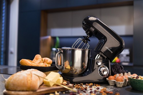 Küchenmaschine Knetmaschine Rührmaschine Rührgerät Teig Edelstahl 1300W 5L Mixer - Bild 13 von 17