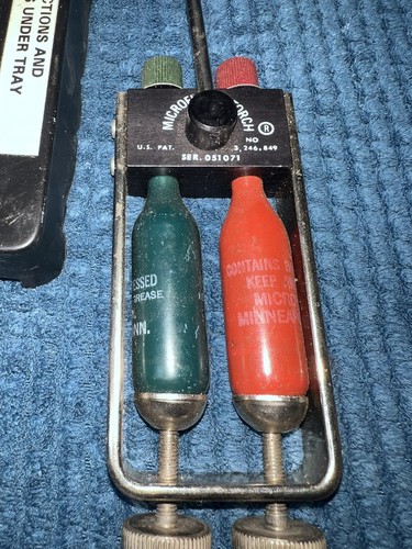 Vintage Microflame Torch Mini Gas Welding Pat. 3,246,849 - Picture 4 of 8