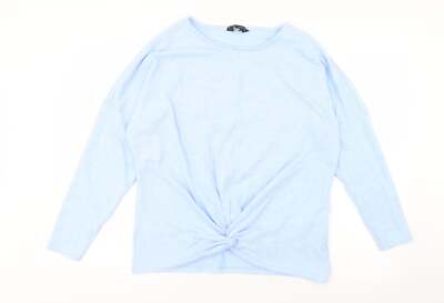 Dorothy Perkins Damen Pullover Blau Polyestermischung Größe M