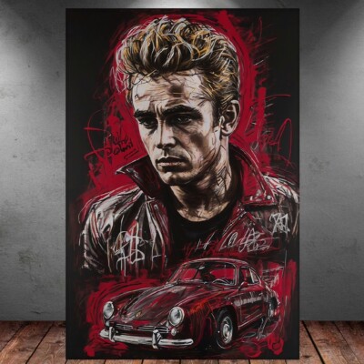 LEINWAND BILDER XXL POP ART MANN GESICHT GRAFFITI BUNT ABSTRAKT WAND POSTER P171