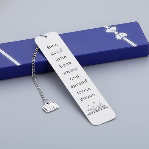Spicy Funny Bookmarks For Book Lovers - Stainless Steel Sassy Reading Gifts
