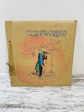 1950s WESTAB Scrapbook Photo Album Clips 'n Snips Emmy Lou Cartoon