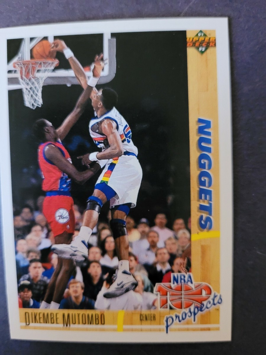 Dikembe Mutombo 1991-92 Upper Deck Top Prospects #446 Rookie