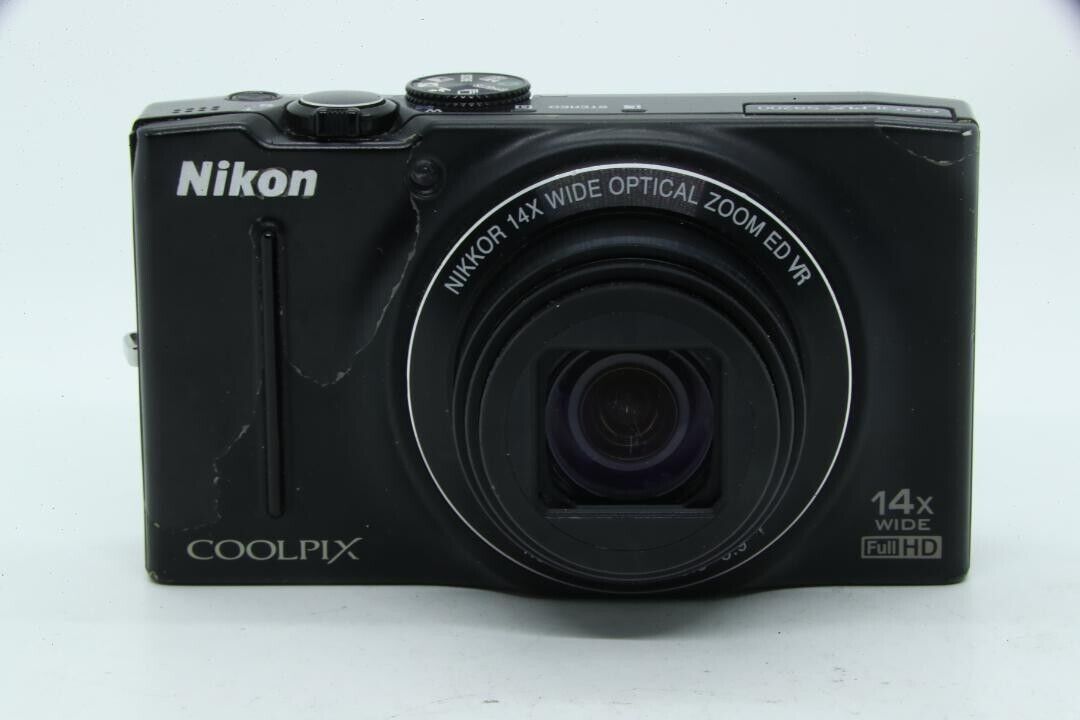 Nikon COOLPIX S8200 Black Digital Camera 16.1MP 14x Optical Nikon COOLPIX S8200 Black Digital Camera 16.1MP 14x Optical